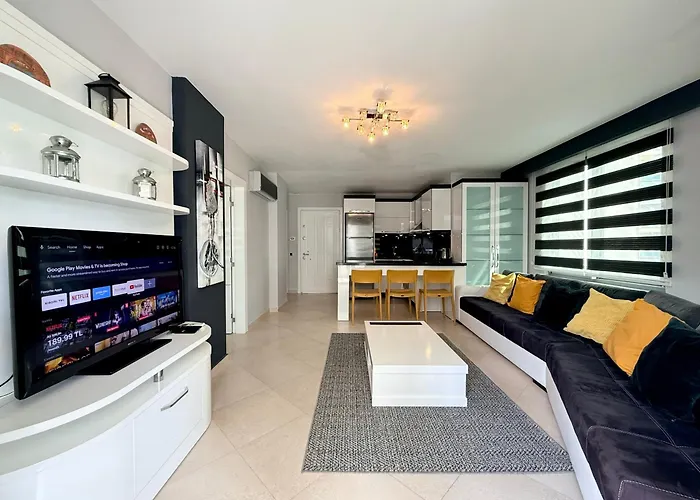 Sa Apartments! Beachfront With Sea View & Pool Apartment Alanya