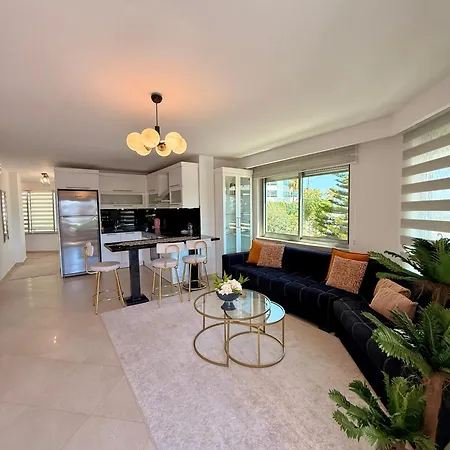 公寓 Sa Apartments! Beachfront With Sea View & Pool 阿拉尼亚